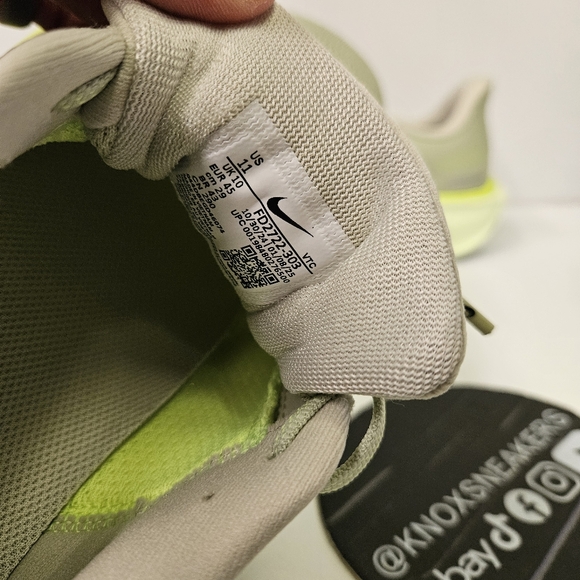 Nike Air Zoom Pegasus 41 Olive Aura Barely Volt FD2722-303 Men's Size 11 - Picture 7 of 8